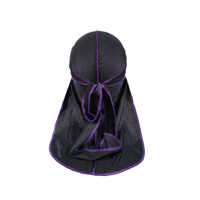 Wave Check Elastic Silky Durag