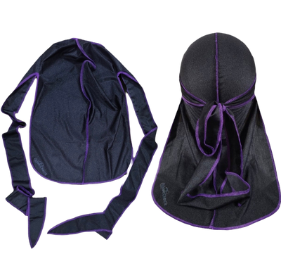 Wave Check Elastic Silky Durag