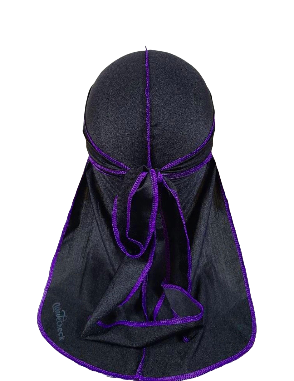Wave Check Compression Silky Durag
